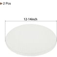 thumbnail image 4 of NOGIS Stool Covers Round,2 Pack Stretch Round Bar Stool Covers Elastic Bar Chair Covers Bar Stool Seat Covers Washable Stool Cushion Slipcover for 12-14 Inch Chair(White), 4 of 7