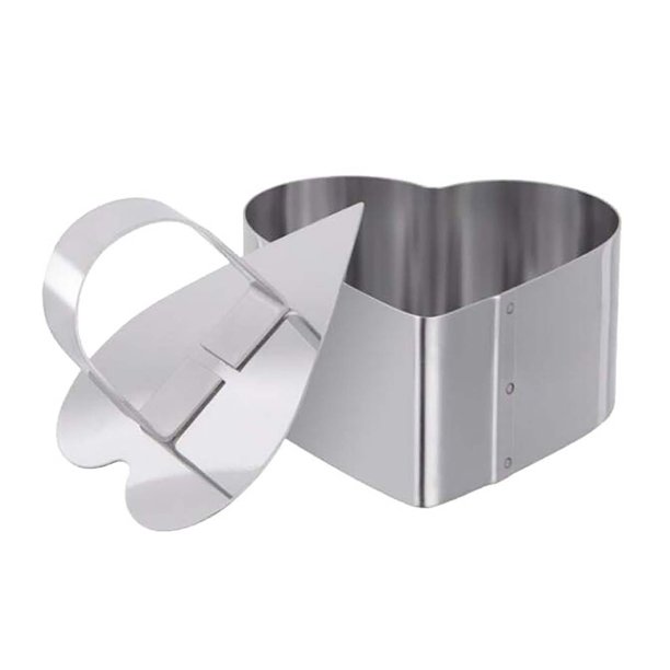 Herramientas para hornear Mou-sse Cake Circle Corte de acero inoxidable Bis-cuit Cake Mold Wmkox8yii FHAKJF2240