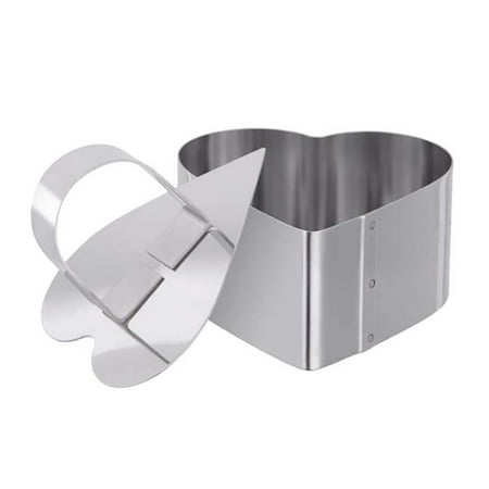 

Fjofpr Baking Tools Mou-sse Cake Circle Stainless Steel Cut Bis-cuit Cake Mold Kitchen for Home Decorations