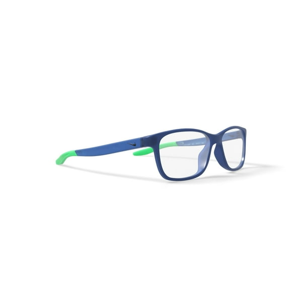 Nike Youth 5048G Prescription Eyeglasses with Case, Matte Blue