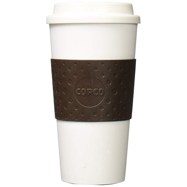 Copco Acadia Double Wall Travel cofee Mug, Plastic Reusable 16 Oz