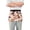 Cute Dogs and Beautiful Flowers, variant on Skull Head in Galaxy Server Apron with 3 Pockets Waterproof Waitress Waist Short Apron for Man Woman 12 Inches