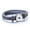 Gray, variant on Snap Jewelry Leather Double Braided Bracelet 7.5 Inch in Purple with Single Snap Holder