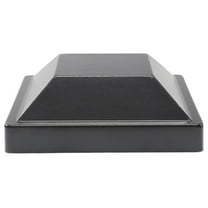 Aluminum Fence Post Caps 4x4 - Black Fence Post Covers - Single Pack