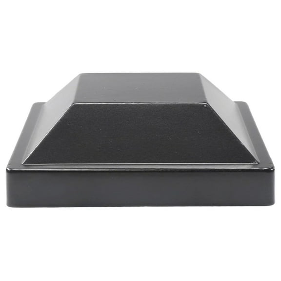 Aluminum Fence Post Caps 4x4 - Black Fence Post Covers - Single Pack