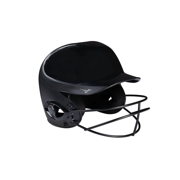 Mizuno MVP Series Solid Youth Batting Helmet with Fastpitch Softball Mask