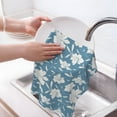 thumbnail image 6 of Disketp Lilies Flowers Waffle Weave Kitchen Dish Cloth,Super Absorbent Kitchen Dish Towels 16*26 Inches for Dish Rags Washing Dishes, Drying Dishes, 6 of 7