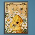 thumbnail image 3 of Kit de pintura por números, arte al óleo artesanal, imagen de abeja, decoración de pared del hogar, 30x40cm, 3 of 9