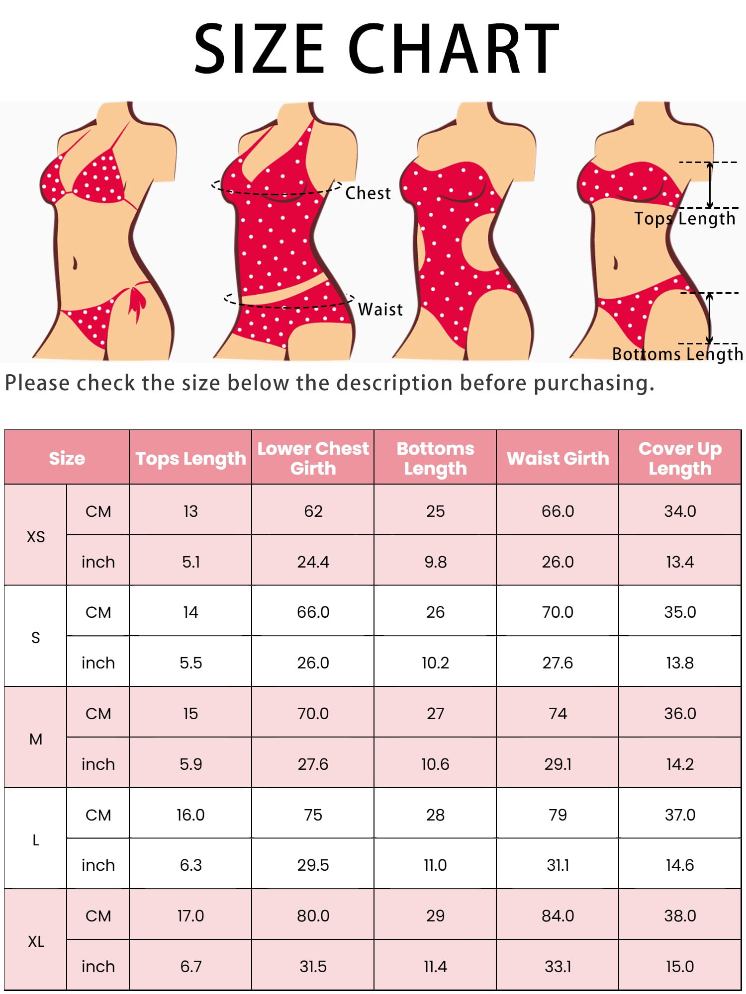 DARING DIVA Women's Floral Print Bandeau Bikini Sets 3 Pieces M Purple