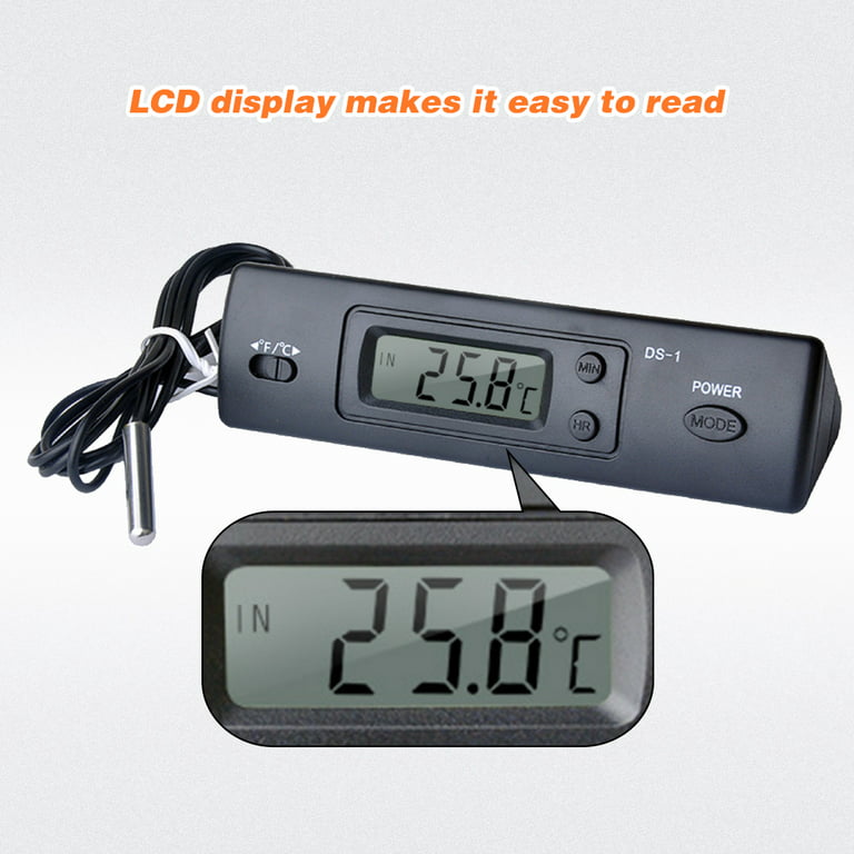 Mini Thermometer Electronic Digital Car Thermometer Indoor Outdoor
