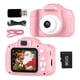 thumbnail image 2 of Mini cámara digital para niños para niños + lector de tarjetas USB con tarjeta TF de 32 GB (rosa) Ndcxsfigh Para estrenar, 2 of 2