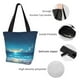 thumbnail image 4 of Balery Night Sky Beach Scene Bolsa de Hombro con Diseño, Bolsa Grande y Duradera, Bolsa Versátil para Compras, 4 of 6