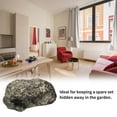 thumbnail image 3 of Keys Storage Box Stone Shape Security Safe Storage Box Portable Resin Desktop Organizer Cash Box Dictionary Storage Organizer, 3 of 5