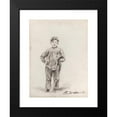 thumbnail image 2 of Claude Monet 14x18 Black Modern Framed Museum Art Print Titled - Boy in the Country (1857), 2 of 5