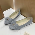 thumbnail image 2 of Narveanno Women Fashion Bowknot Flats Comfort Pointed Toe Dress Shoes, 2 of 8