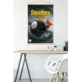 thumbnail image 5 of NFL Pittsburgh Steelers - Helmet 16 Wall Poster with Magnetic Frame, 22.375" x 34", 5 of 5