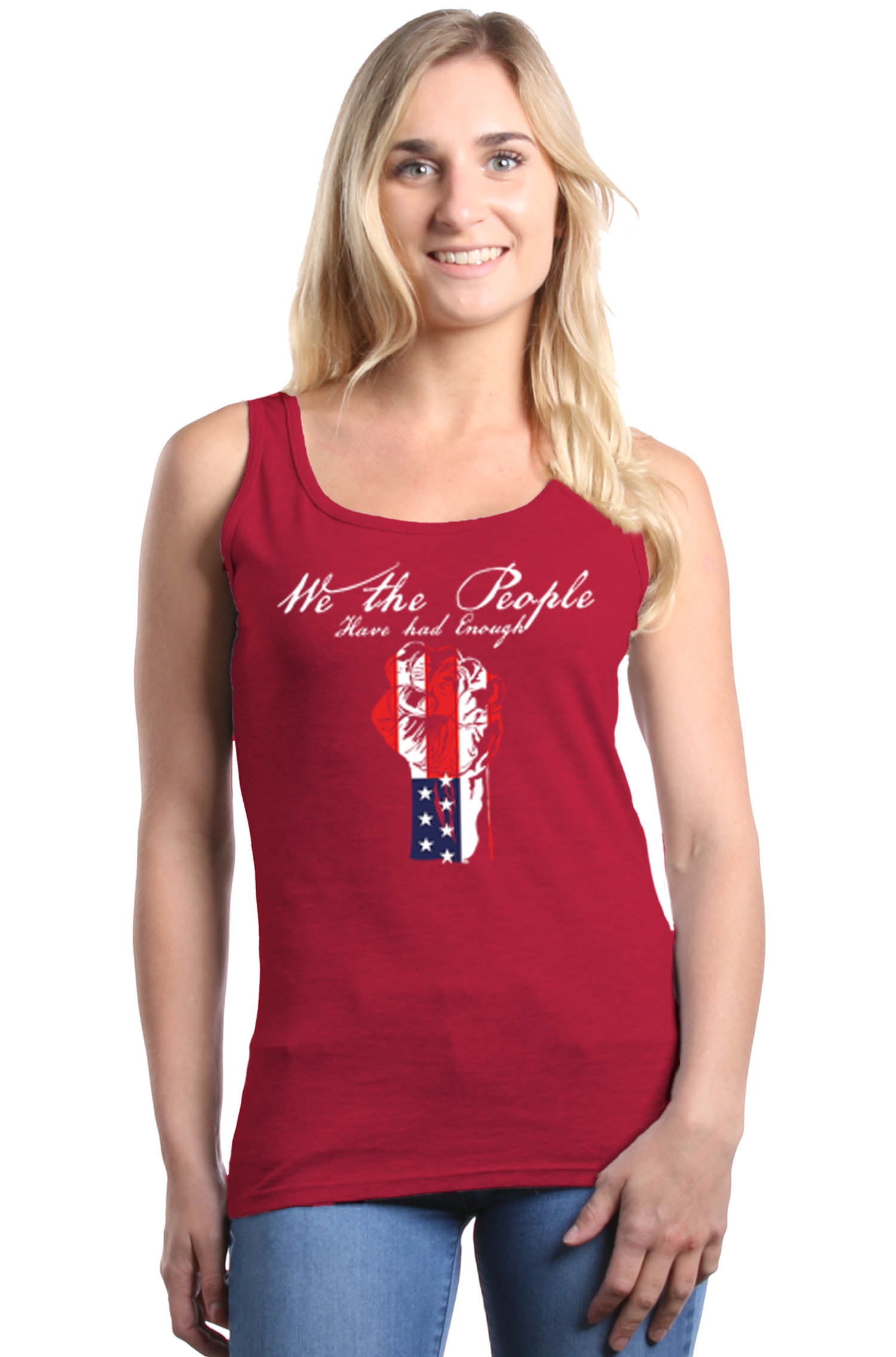 Shop4Ever - Shop4Ever Women's We The People Have Had Enough Fist USA ...
