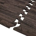thumbnail image 4 of Yes4All 12 pcs Interlocking Exercise Foam Mats, Cover 48 SQFT, 7/16 inch, Oak Wood Grey Color, 4 of 10