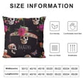 thumbnail image 5 of Pillow Cover,Funny Flower Skull Design, 5 of 5