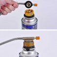 thumbnail image 3 of 2-Pack Adapter for Camping Gas Stove Valve, Butane Canister to Screw-On Connector Nozzle Conversion Head, 3 of 5