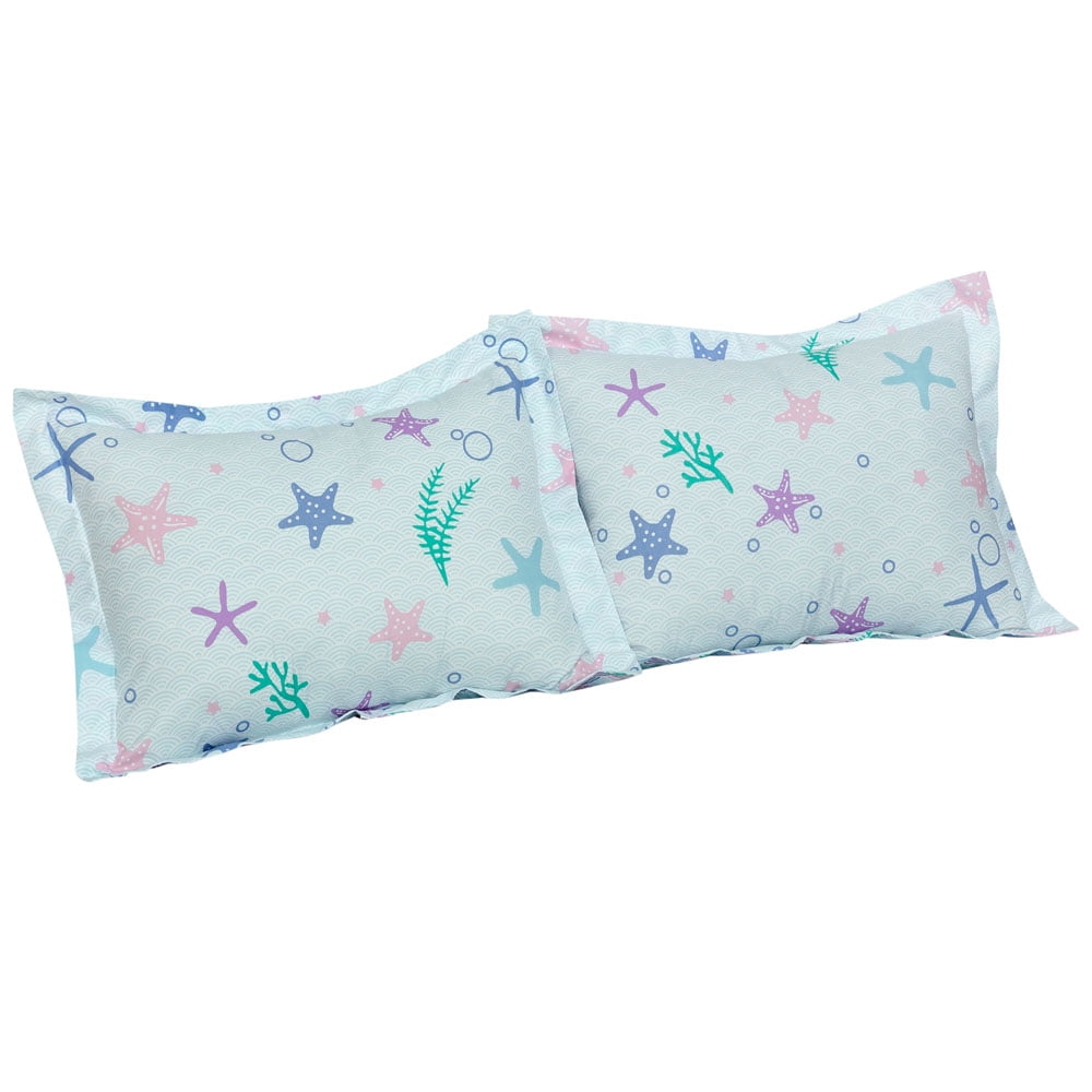 Kidz Mix Mystical Mermaid 7 Piece Bed in a Bag, Full with Comforter, Sham, Flat Sheet, Fitted Sheet, Pillowcase