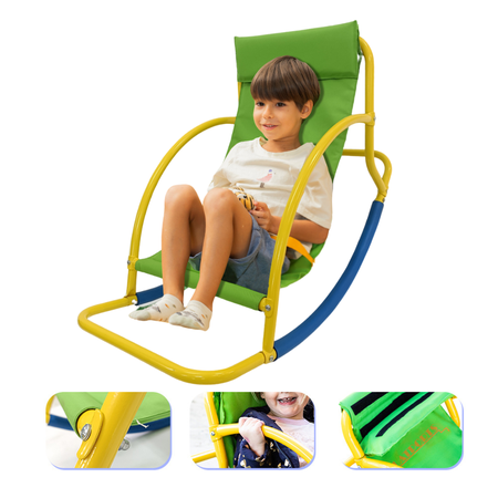 Platports Kids Seesaw Chair – Ages 5–7 – Indoor & Outdoor Rocking Seat – Stable Base – Backyard & Playroom Use