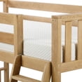 thumbnail image 5 of Max & Lily Solid Wood Scandinavian Twin over Twin Bunk Bed for Kids with Ladder, 5 of 15
