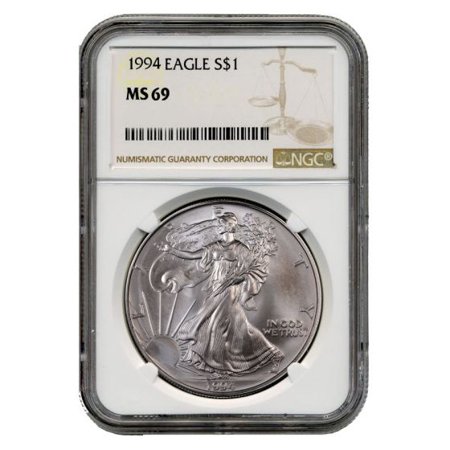 Platinum Ngc Coin Set - 1994 American Silver Eagle NGC MS-69 1 oz Coin