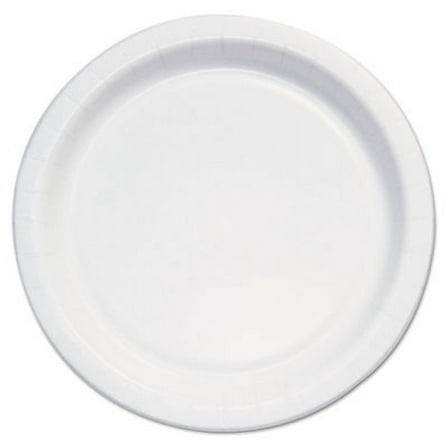 Bare Eco-Forward Clay-Coated Paper Plate,6"Dia, White/Brown/Green, 1000/Carton