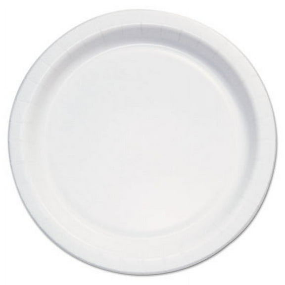 Bare Eco-Forward Clay-Coated Paper Plate,6"Dia, White/Brown/Green, 1000/Carton