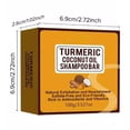 thumbnail image 3 of Fiudx Jabón de Cúrcuma, Infusión Nutritiva de Aceite de Coco, Reduce La Caspa y Calma El Cuero Cabelludo, Limpieza Hidratante para Un Cabello Sano, Cuidado Capilar Diario, Todo Tipo de Cabello, Ingre, 3 of 6