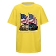 thumbnail image 3 of 250th Anniversary USA Shirt - 250 Anniversary USA Merchandise 4th Of July Fashion Novelty Tees Tops (Toddler 2-3 Years Yellow), 3 of 9