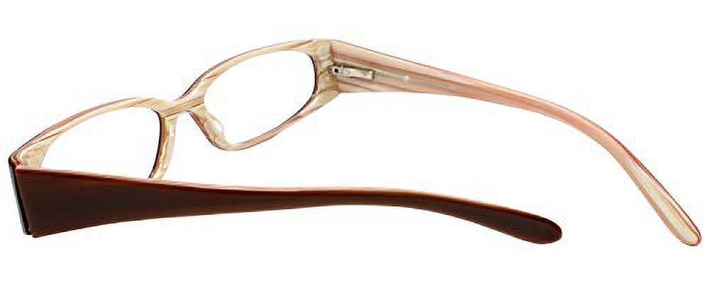 Calabria Vivid 737 Designer Reading Glasses in Mocha ; +3.00