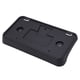 thumbnail image 4 of Soporte de placa de matrícula ABS negro soporte de etiqueta de parachoques delantero reemplazo para Ford Escape 2008-2012, 4 of 5