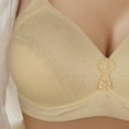 thumbnail image 4 of SELONE 2023 Bras for Women Push Up No Underwire Plus Size for Sagging Breasts Hollow Out Fashion Wire Free Underwea Everyday Bras Sports Bras for Women Nursing Bras for Breastfeeding Beige XXXXL, 4 of 4