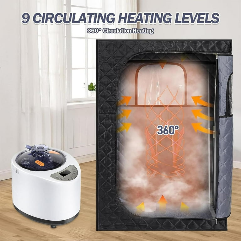 Isvgxsz 3L Sauna Steamer, Portable Steam Generator, Large