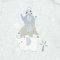 thumbnail image 6 of Huggies Baby Boy Alex the Elephant 3 Pack Organic Cotton Bodysuits, Sizes NB-24M, 6 of 12