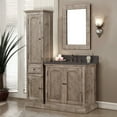 thumbnail image 2 of InFurniture WK8136-WK TOP 36 in. Solid Recycled Fir Sink Vanity With Limestone Top-No Faucet, 2 of 4
