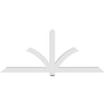 thumbnail image 4 of 84"W x 35"H x 4"D x 4"F, 10/12 Pitch, Redmond Architectural Grade PVC Gable Bracket, 4 of 8