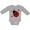 AC-Heather Grey, variant on Inktastic Ladybug Lover Red and Black Girls Long Sleeve Baby Bodysuit