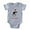 Heather Gray, variant on - Boston Terrier Christmas - Cute Infant Baby Football Bodysuit