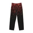 thumbnail image 4 of Disketp Red Glitter1 Men'S Pajama Pants - Ultra Soft Fleece Sleep And Lounge Pants (Size: S-Xxl), 4 of 9