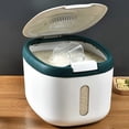 thumbnail image 3 of 5Kg Rice Bucket Sealed Rice Dispenser Insect Moisture Proof Sealed Rice Storage Container Grain Sto, 3 of 5
