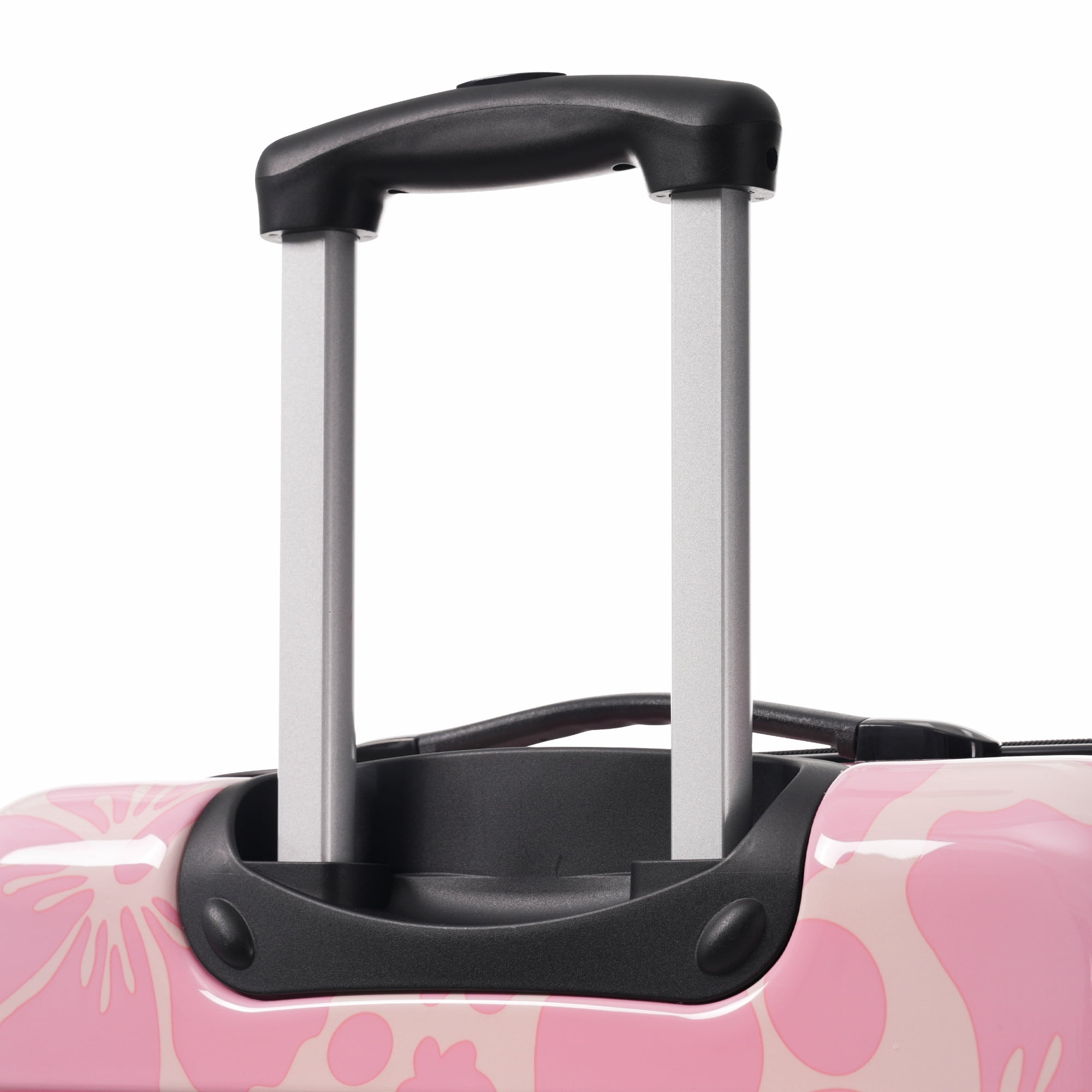 3-Piece Hardshell Luggage Set with Spinner Wheels & Combination Lock, Lightweight ABS+PC Suitcase Set 20" 24" 28" for Carry On and Checked Bags, Pink