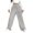 Gray, variant on MaFYtyTPR Long Pants for Women Ladies Fashion Solid Color Casual Elastic Waist Loose Casual Comfortable Sweatpants Beige L