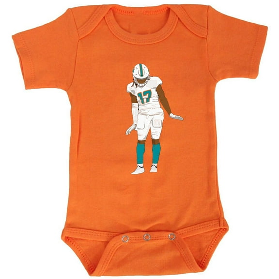 Dolphins Jaylen Waddle Penguin Dance Baby 1 Piece