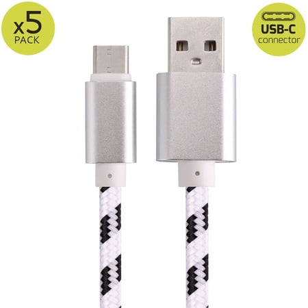 5x 3FT USB Type C Fast Charging Cable USB-C Type-C 3.1 Data Sync Charger Cable Cord For Samsung Galaxy S8 S8 Plus S9 S9 Plus S10 S10+ S10e Nexus 5X 6P OnePlus 2 3 LG G5 G6 V20 HTC M10 Google Pixel XL price history on PriceWatchPro