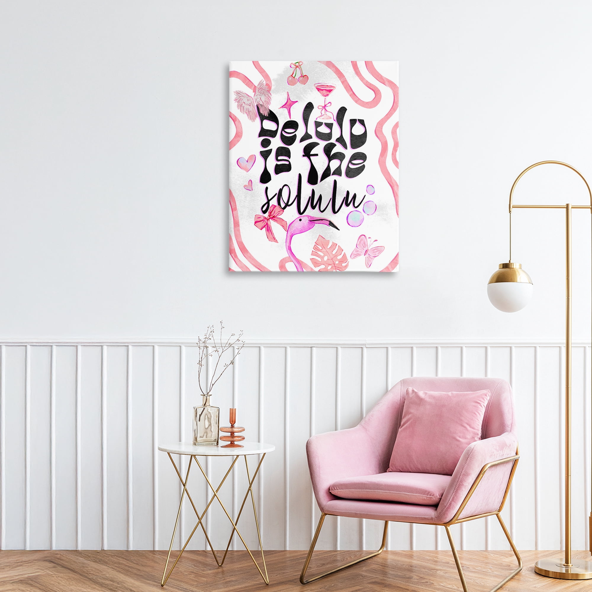 Stupell Industries Delulu Is The Solulu Canvas Wall Art, design by Ziwei Li