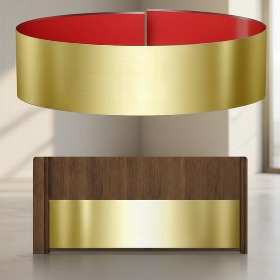 Stainless Steel Door Kick Plate, Door Push Plate, Self Adhesive Kickplate for Doors Interior or Exterior (Brushed Gold)