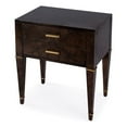 thumbnail image 1 of Butler Specialty Company Kai 2 Drawer Burl Wood End Table - Dark Brown, 1 of 8
